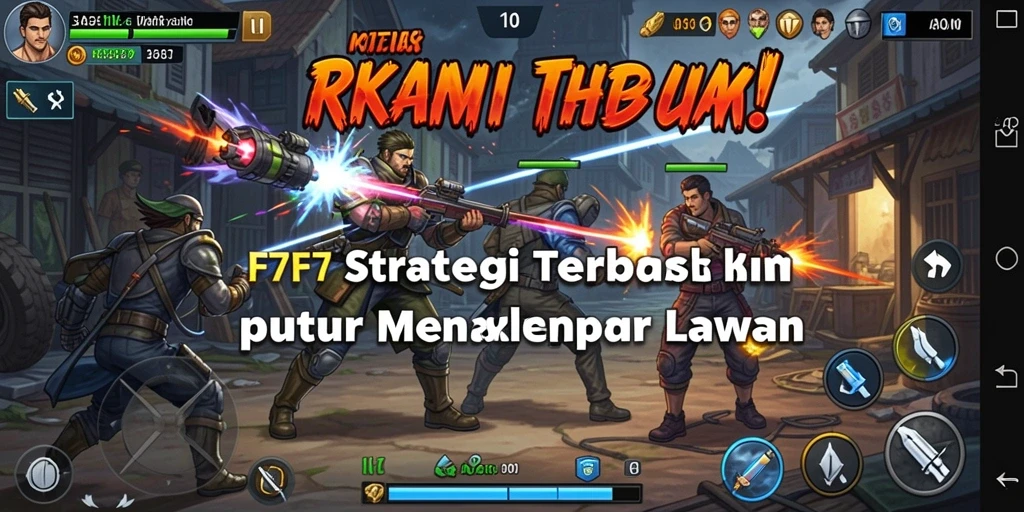 Tampilan gameplay menarik F7F7 dengan strategi mendalam.