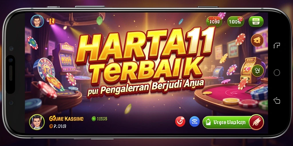 Screenshot HARTA11 menampilkan gameplay Kasino yang menegangkan dan menarik.