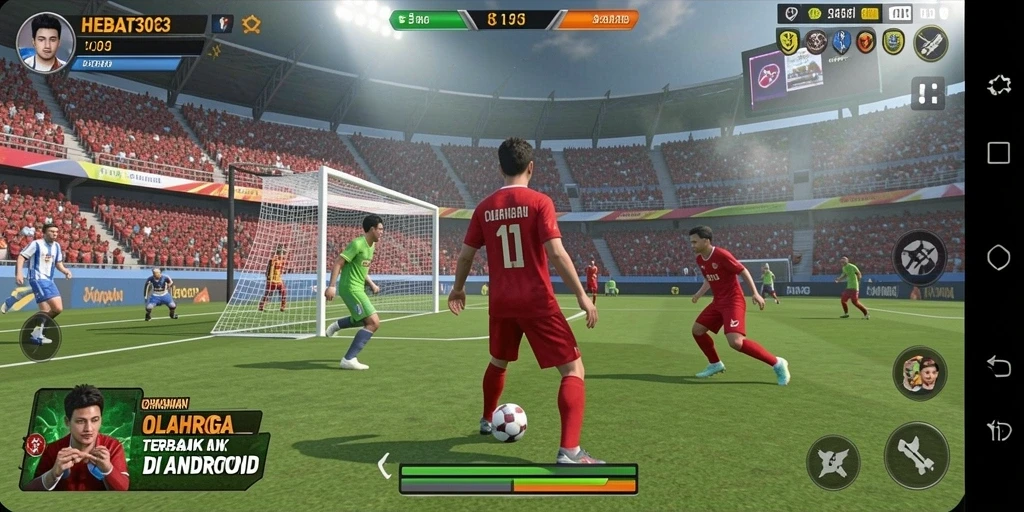 Tampilan gameplay <strong>HEBAT303</strong> yang mendebarkan dalam pertandingan olahraga.