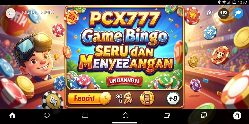 Tampilan gameplay PCX777 dalam suasana Bingo yang seru.