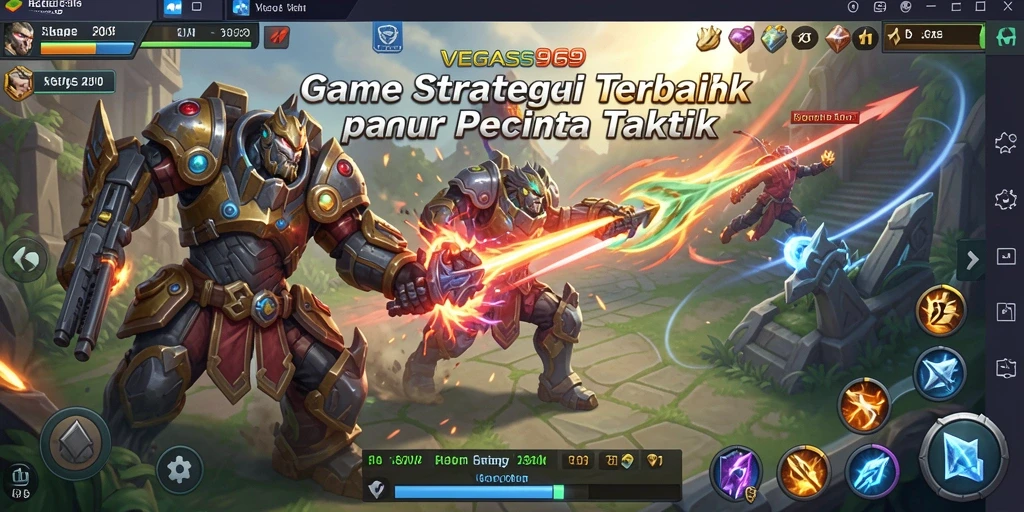 Tampilan gameplay menarik dari VEGAS969 dengan banyak strategi yang harus diterapkan.